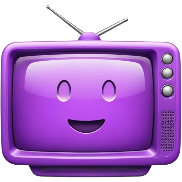 violet 📺 emoji