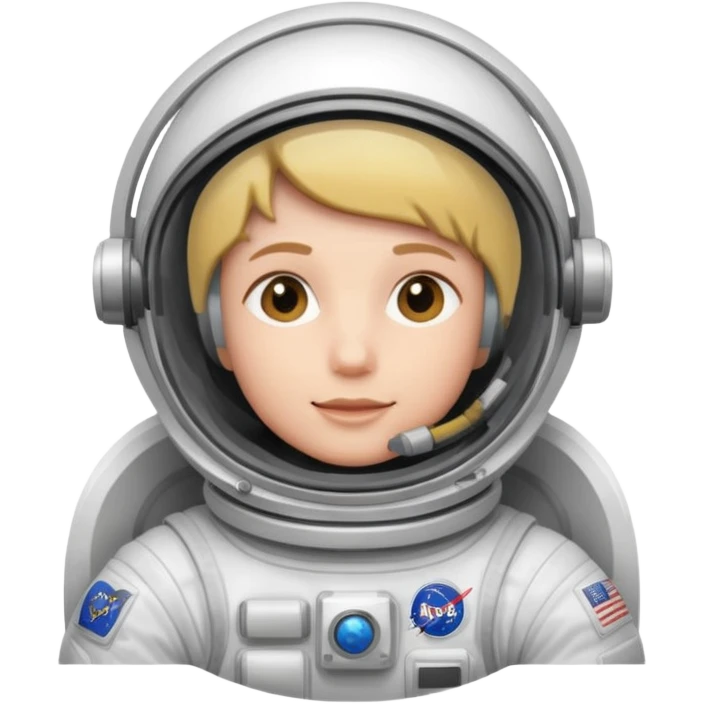 Astronaut floating emoji