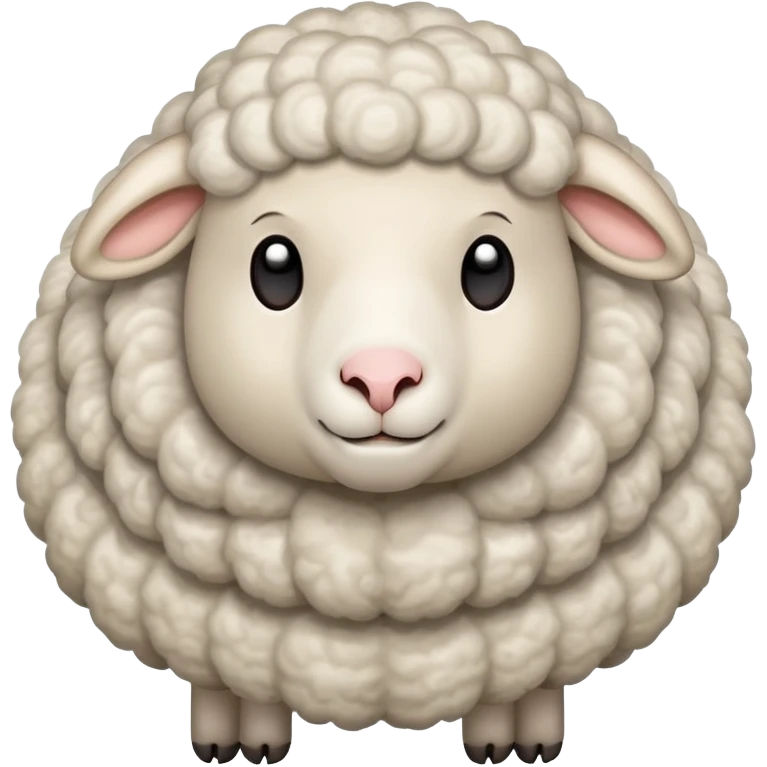 Sheep with elbows up  emoji