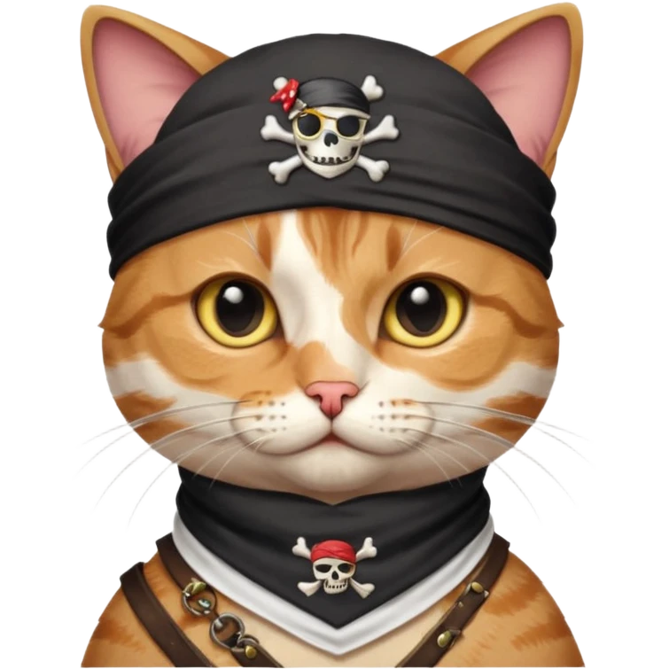 pirate cat emoji