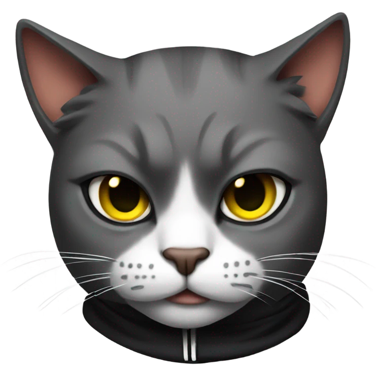 Gangster cat emoji
