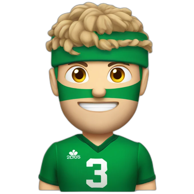 Irish rugby player emoji