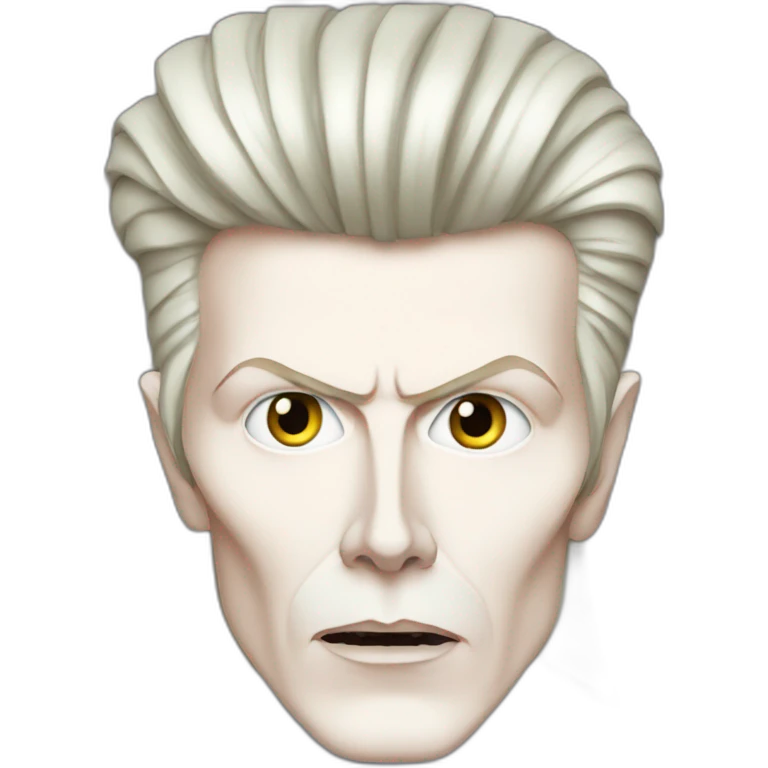 David bowie thin white duke emoji