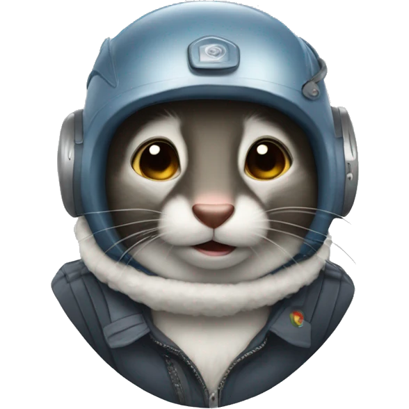un raton laveur en aviateur emoji