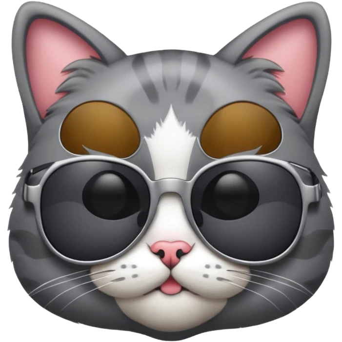 Cat wearing sunglasses emoji