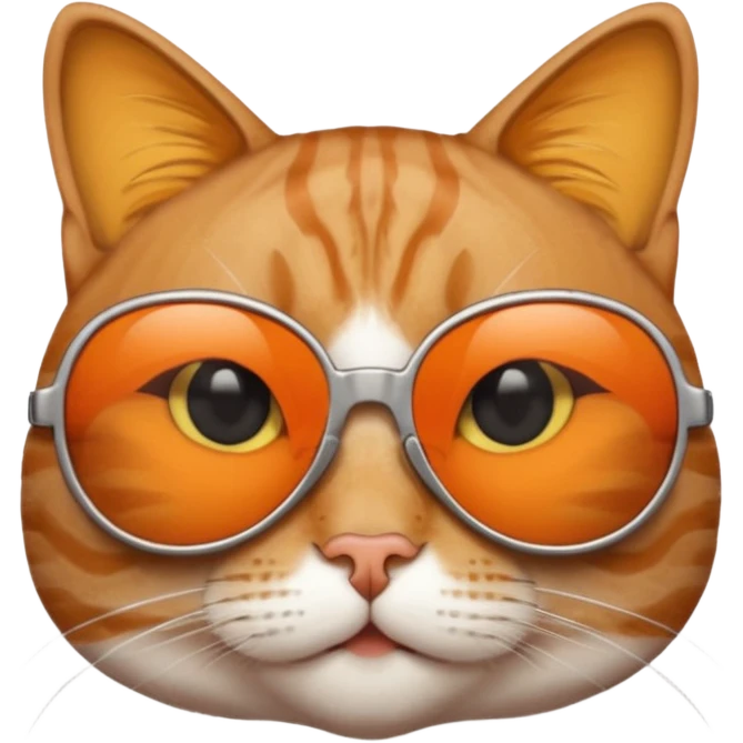Cat wearing sunglasses emoji