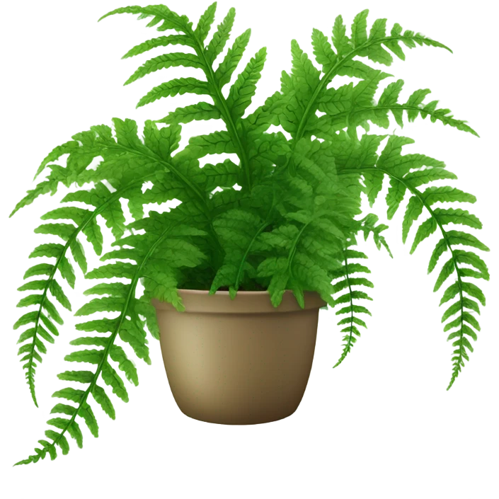 a fern plant in a pot emoji