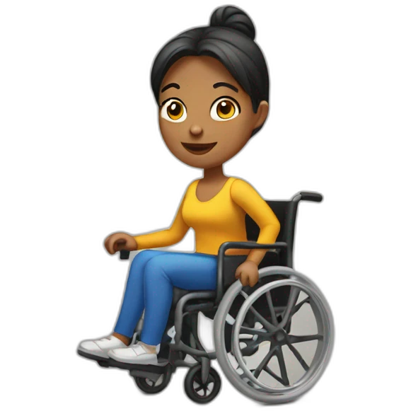wheelchair woman emoji