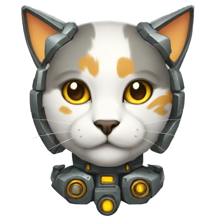 Mecha cat emoji