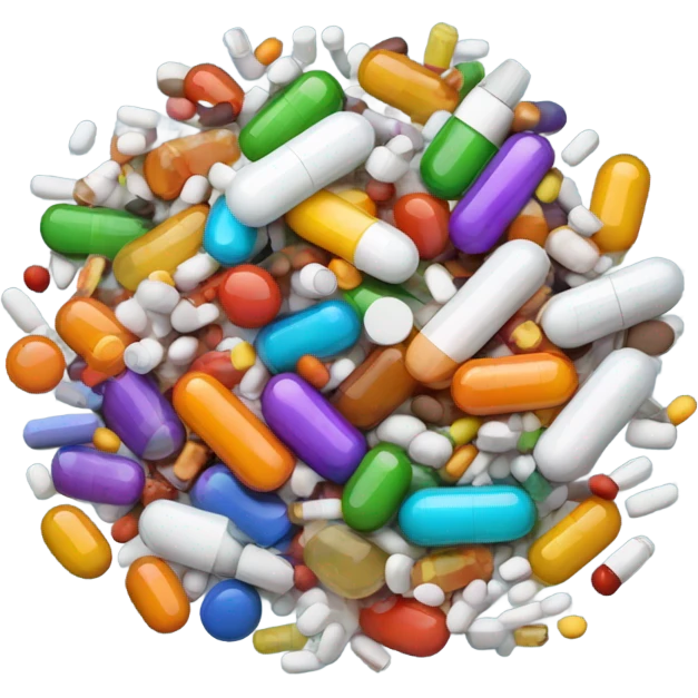 Mountain of pills emoji