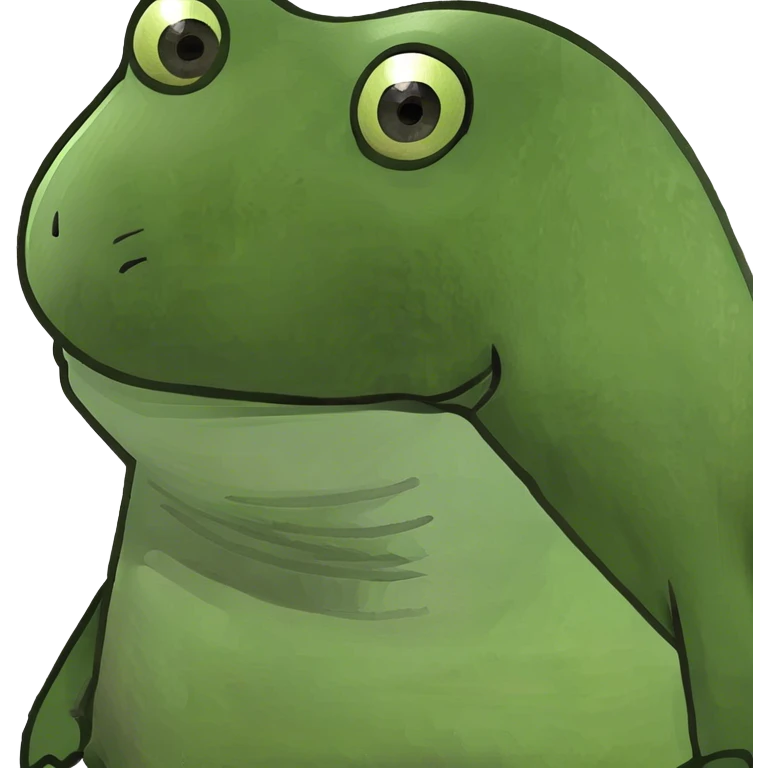 Cute little baby bufo emoji