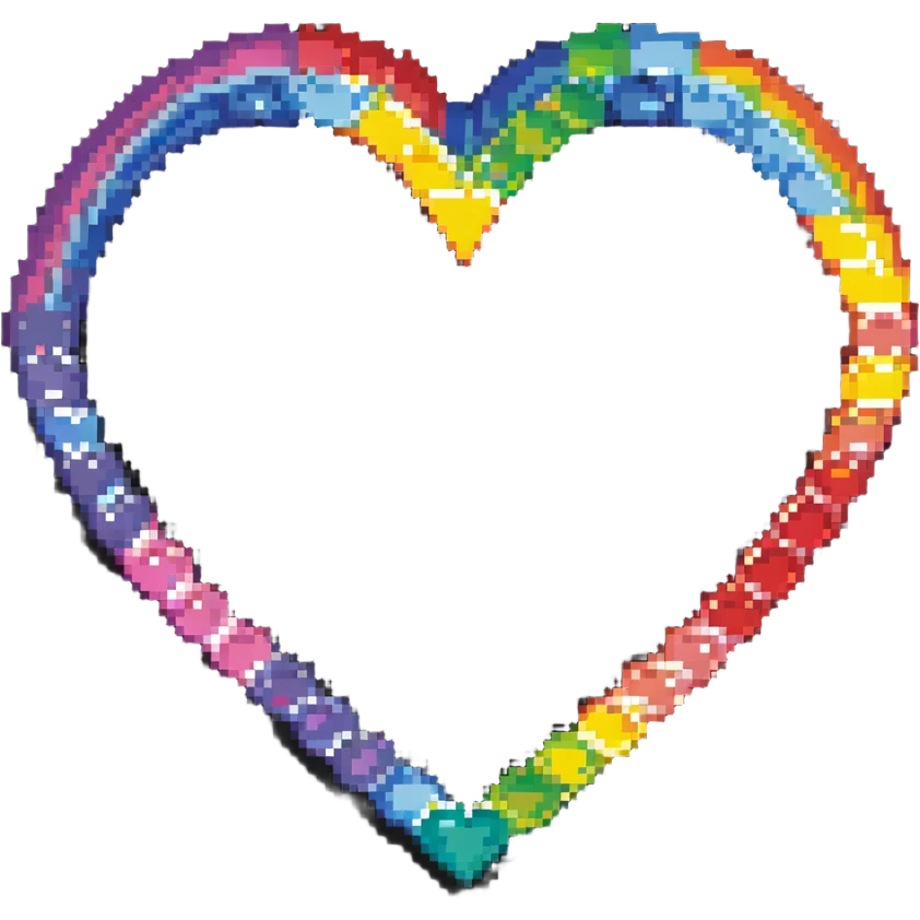 rainbow heart emoji
