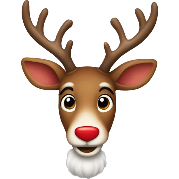 Red Nosed Reindeer emoji