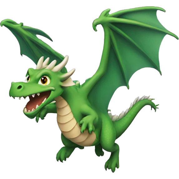 dragon flying  emoji
