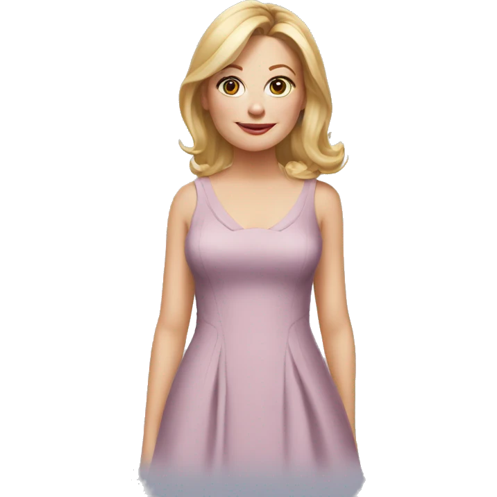 Claire Dunphy from Modern Family, dress, portrait emoji