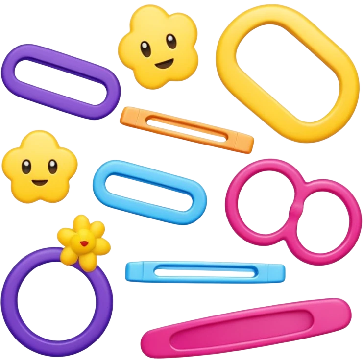 Kids Hair accessories  emoji