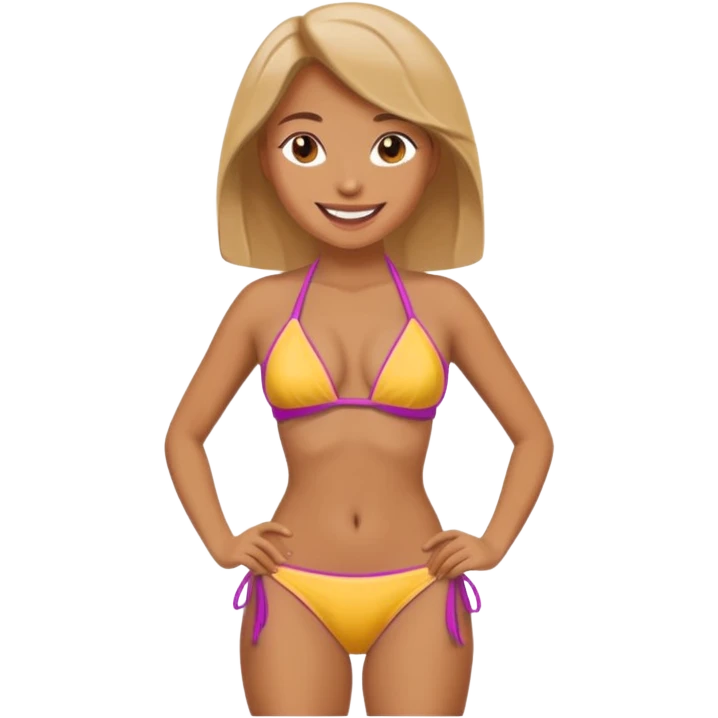 woman in a bikini  emoji