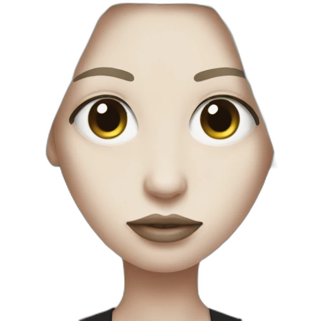 Rick owens style girl emoji
