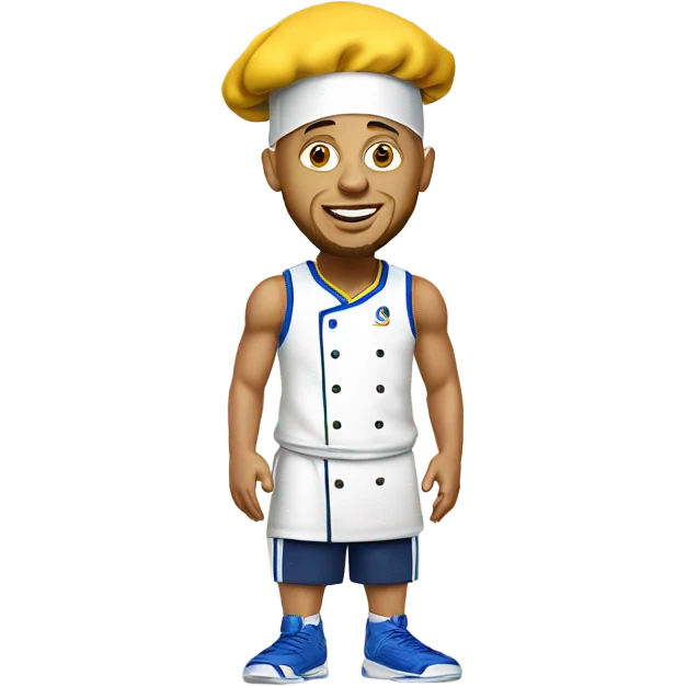 Steph curry with chef hat  emoji