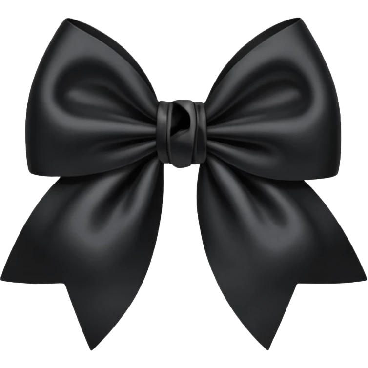black bow emoji
