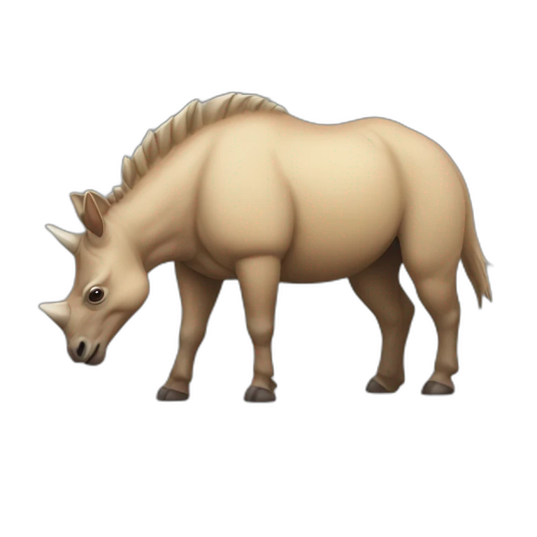 Rinoceronte furioso emoji