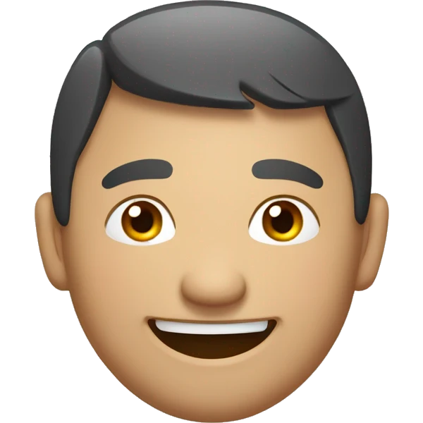Smiling Mongolian man showing thumbs up  emoji