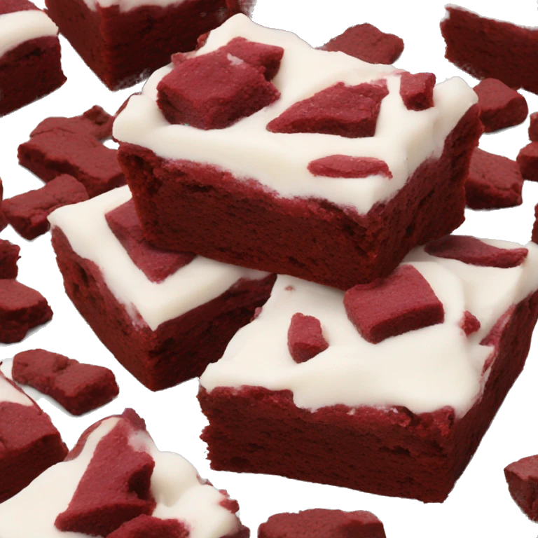 Red velvet brownie emoji