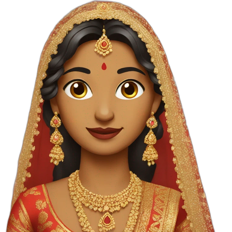 indian bride emoji