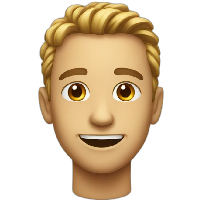 weird smile emoji