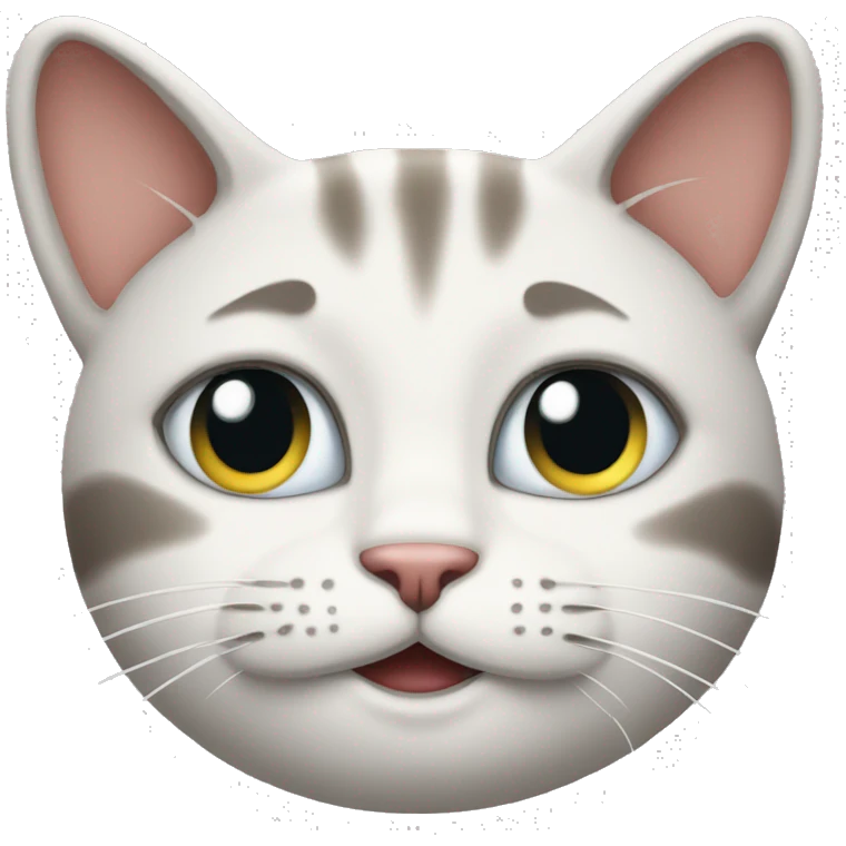 confuse , happy, cat face emoji