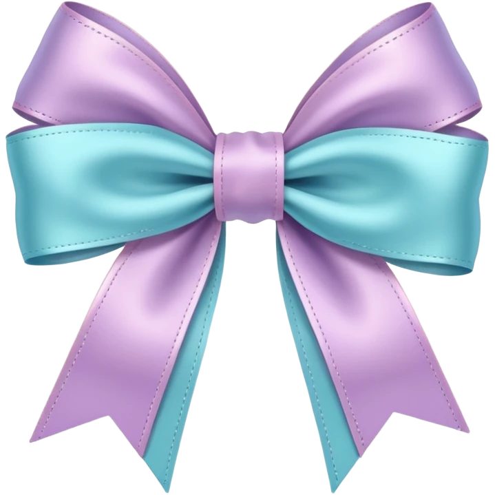 whith cute ribben like ios emoji