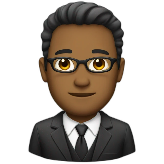 Legal in a suit  emoji