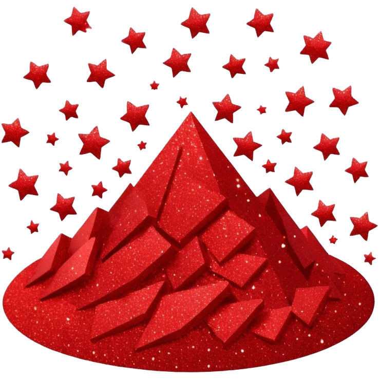 red glitter role emoji