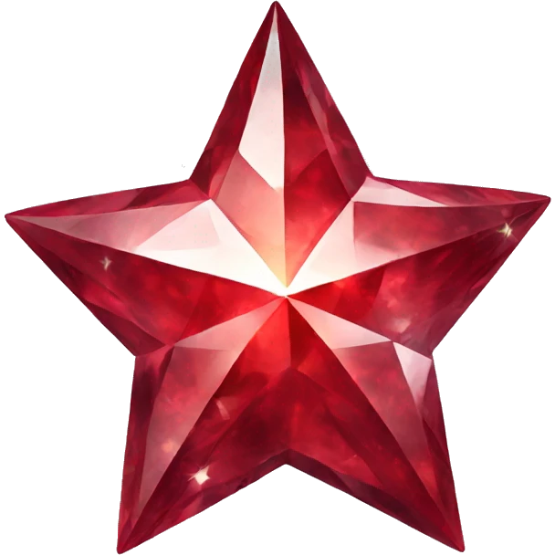 Red Diamond star emoji