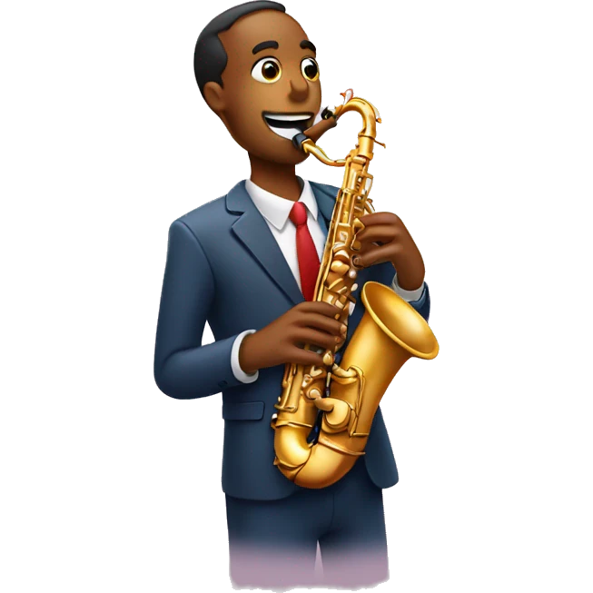 lobster playing saxophone emoji