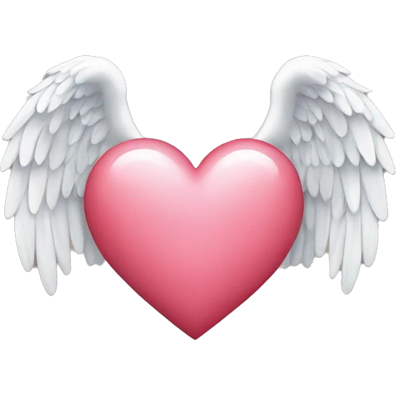 heart with angel wings emoji