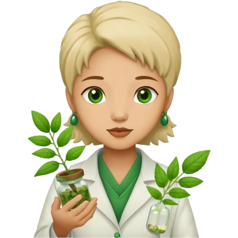 Maomao from Apothecary Diaries emoji holding a medicinal herb emoji