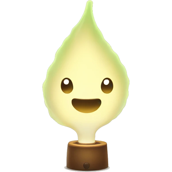 Glowy Leaf lamp emoji