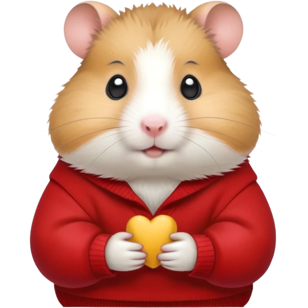 hamster with a sweater emoji