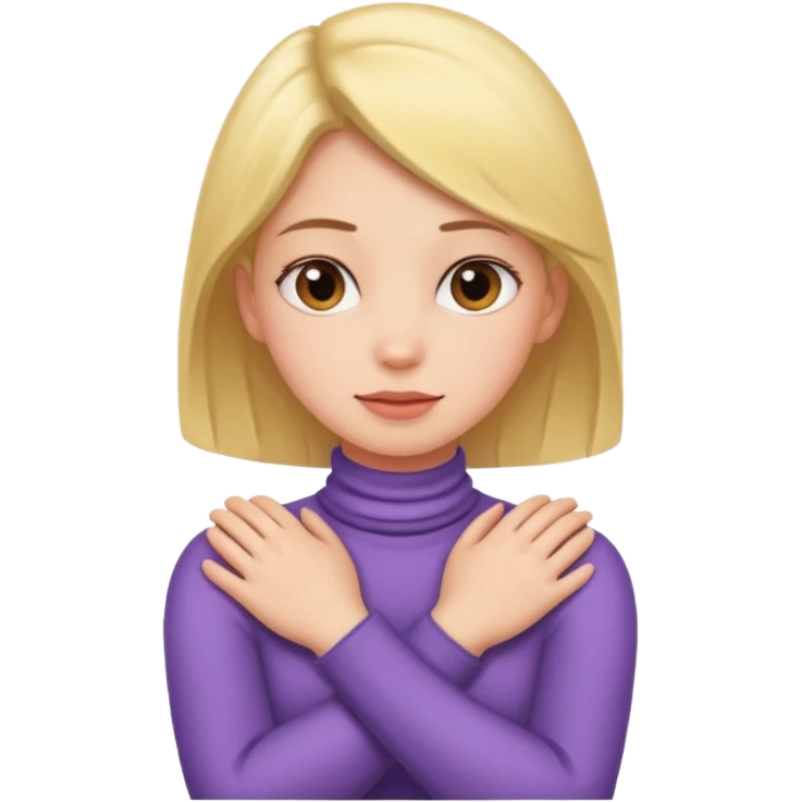 arms  around neck  girl emoji