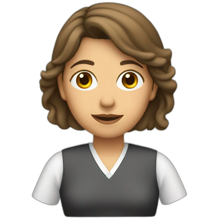 Mujer conduciendo  emoji