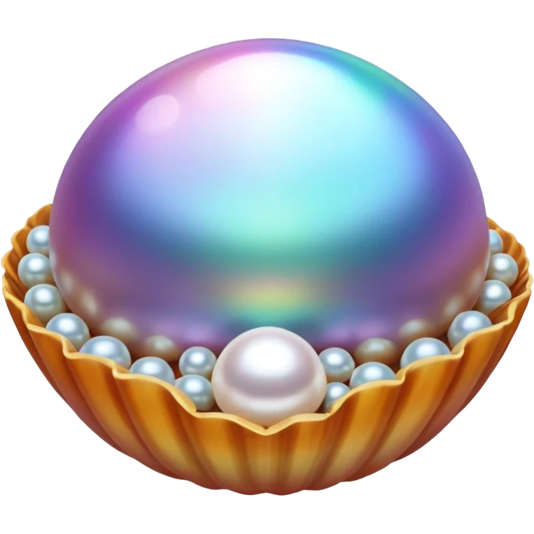 pearls in shells emoji