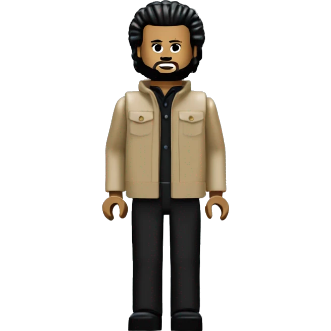 THE WEEKND lego full body emoji
