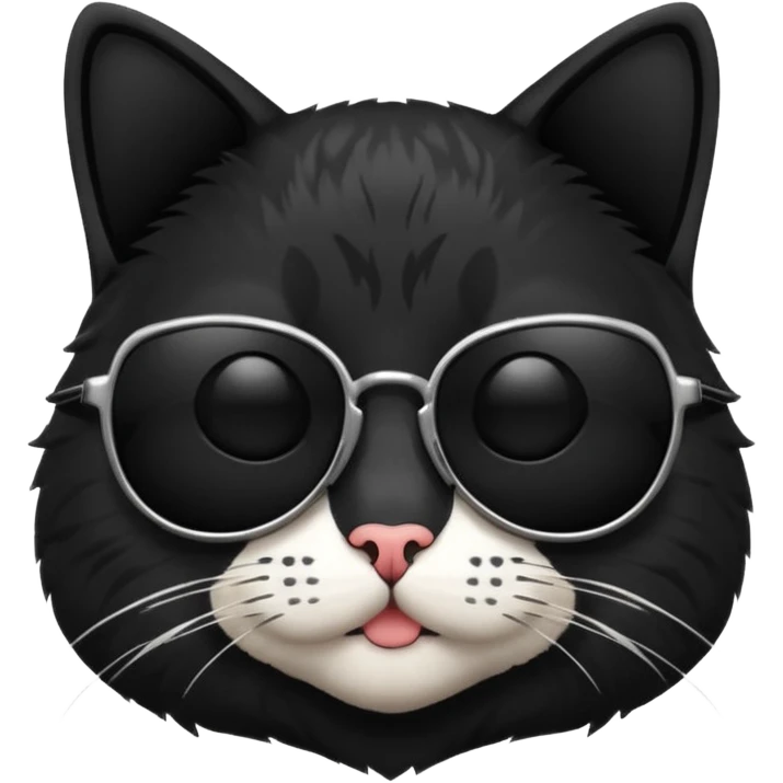 Cat wearing sunglasses emoji