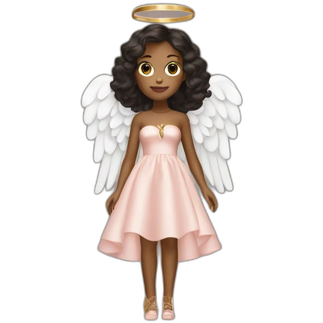 angel with louis vuitton dress emoji