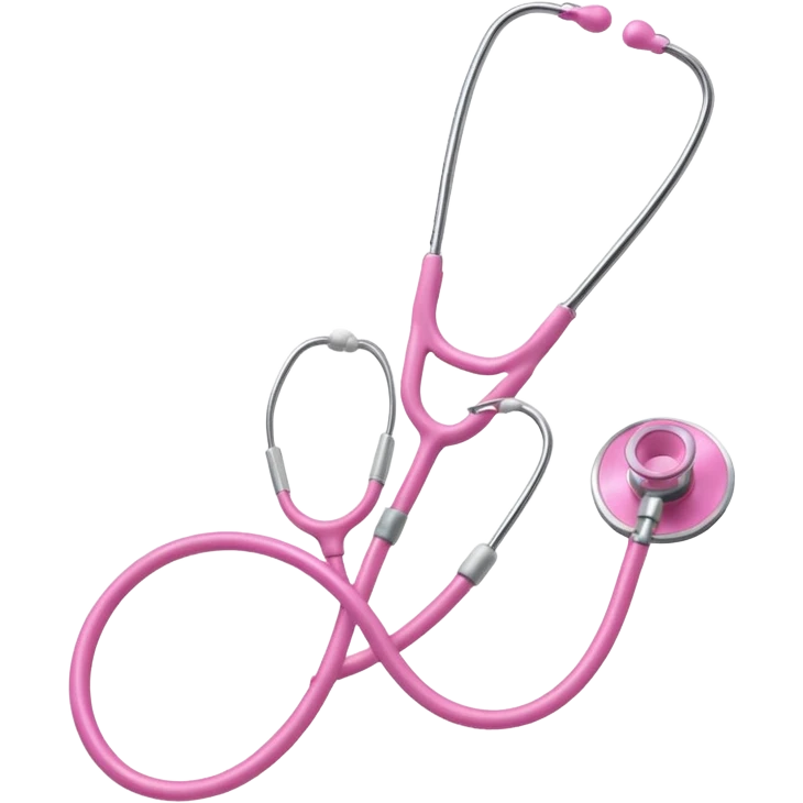 pink stethoscope emoji