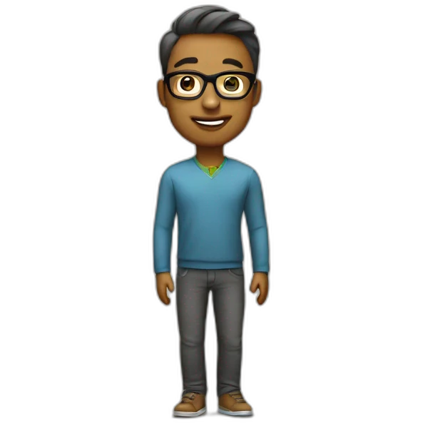 Nerdy designer emoji