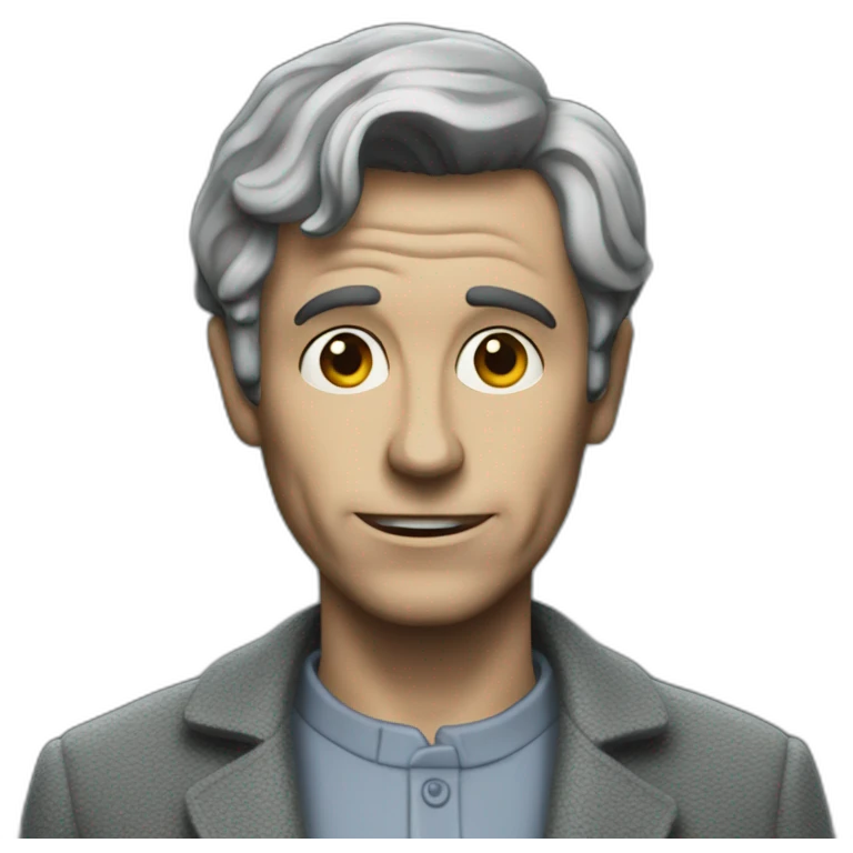 Norman bates qui mange des frites emoji