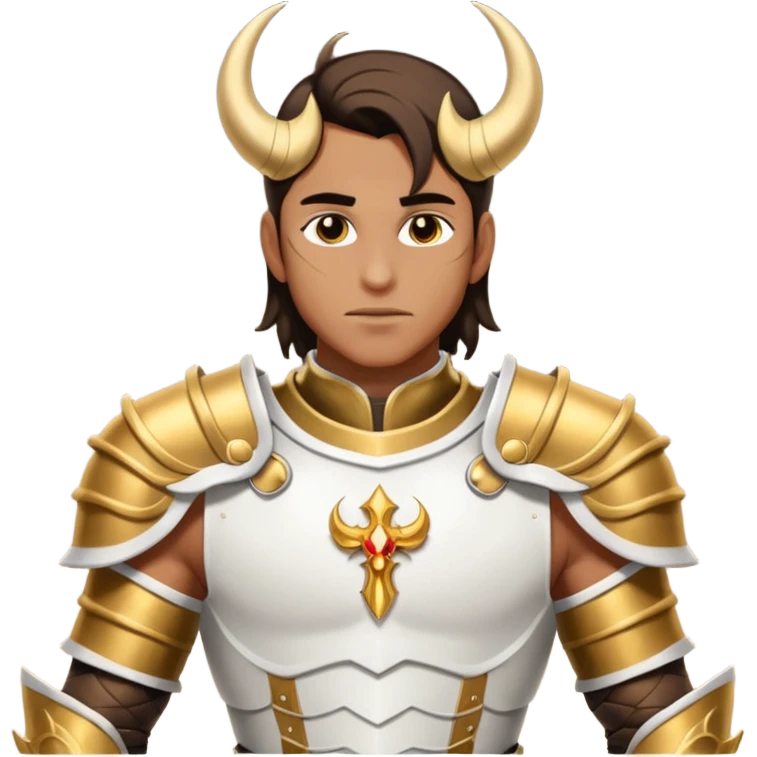 Arcangel san miguel, pisando un demonio emoji