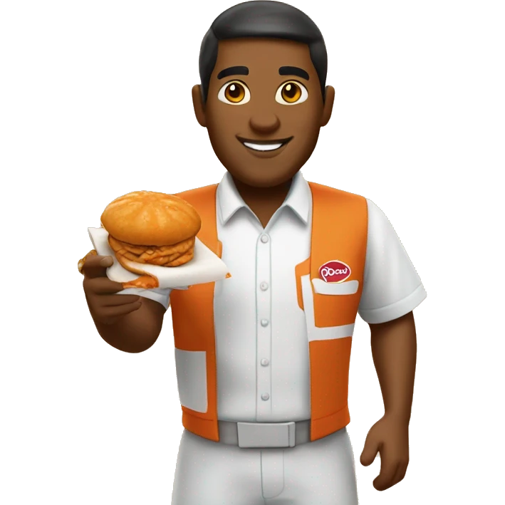 Popeyes employee emoji